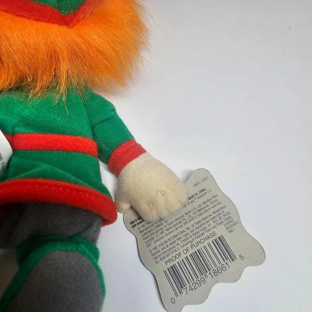 Vintage 90s Rugrats Holiday Bean Bag Plush. Chucky‎